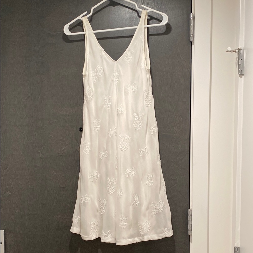 Emporio Armani White Textured Fabric